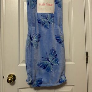 Colorful Butterfly throw blanket